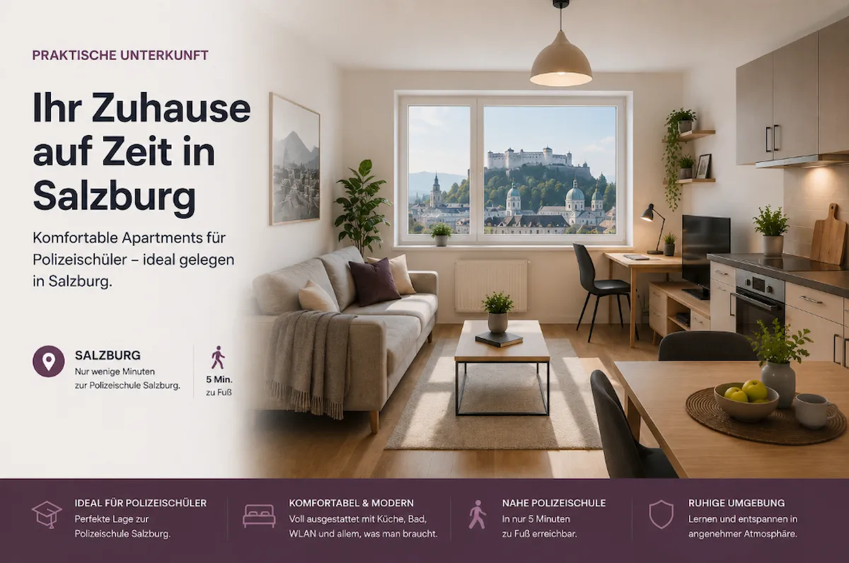 Unterkunft für Polizeischüler in Salzburg
